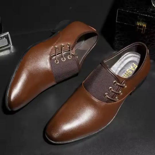 MEN'S LARGE SIZE LEATHER DRESS SHOES