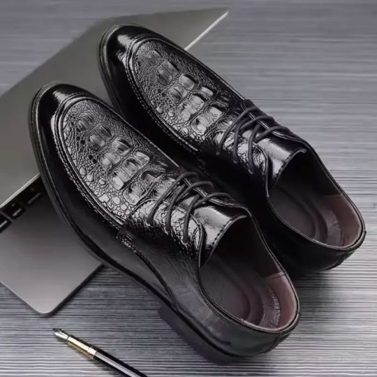 MEN'S GENUINE COW LEATHER PARTY SHOES