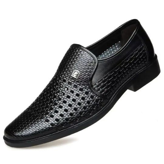 MEN'S HOLLOW OUT LEATHER SHOES - Image 3