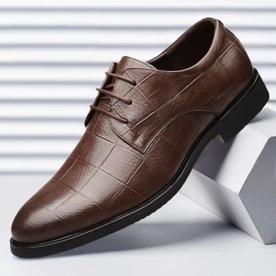 MEN'S BREATHABLE BUSINESS LEATHER SHOES - Image 2