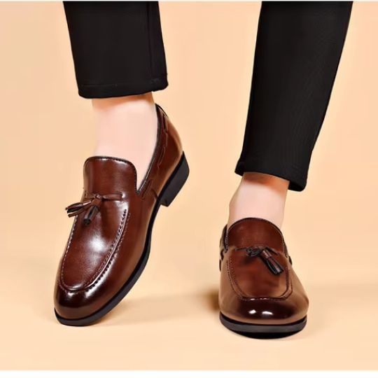 MEN'S BRITISH STYLE LEATHER SHOES - Image 2