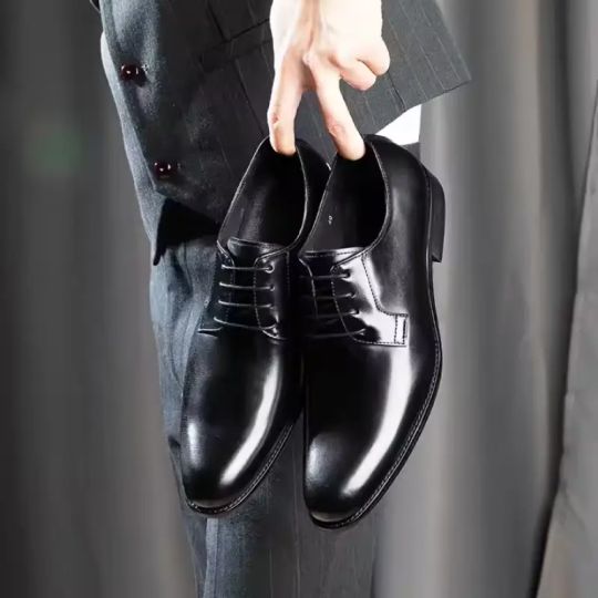MENS LEATHER STYLE FORMAL SHOES - Image 3
