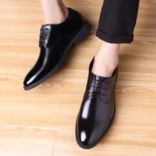 MEN'S BREATHABLE LEATHER DRESS SHOES