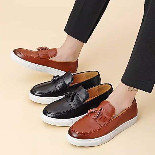 Catwalk Slip-On Leather Loafers