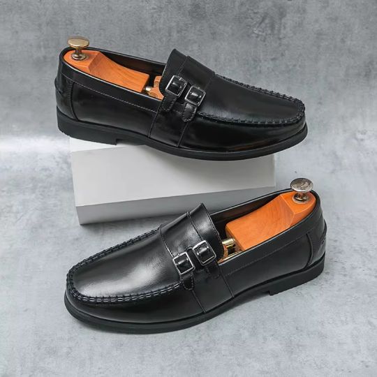 Men's Leather Loafers - Image 2