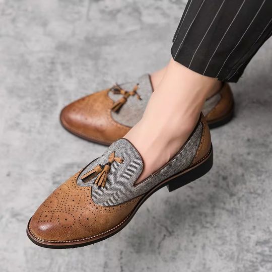British business tassel leather Shoes - Image 3