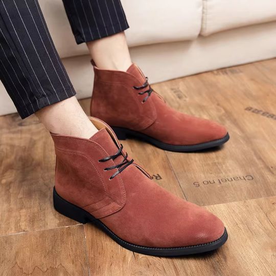 Business Suede Short Boots