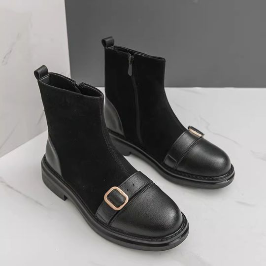 Round Toe Short Boots - Image 2