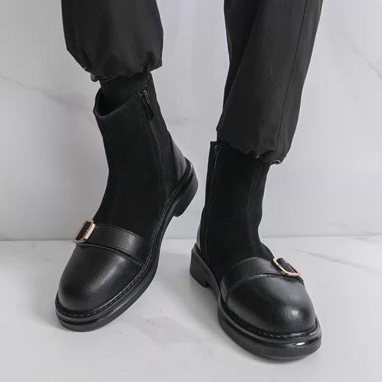 Round Toe Short Boots