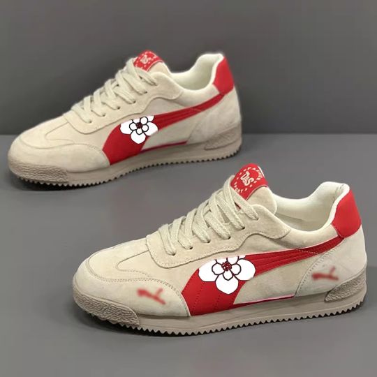 Breathable Fabric Low-Top Comfortable Sneakers - Image 3